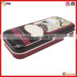 Rectangle Chocolate Flocking Gift Tin Box thumbnail-3