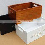 Cheap Wood Sundries Box,wooden Crate,handmade Wood Box With Handle thumbnail-1