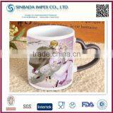 Heart Shape Color Changing Thermal Mug With Nice Cartoon Design thumbnail-1