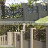 Garden Decoration Cast Vintage Design Art Aluminum Garden Fence Panels thumbnail-3