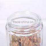 Set 3 Clear Round Large Glass Storage Jars With Green PP Lid thumbnail-5