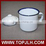 Blank Coated Customed Logo Printing Enamel Coffee Mugs thumbnail-2