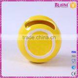 Yellow Ceramic Round Craft Ceramic Incense Burner thumbnail-6