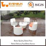 5PC Rattan Material Stacking Sofa Set Patio Wicker Furniture thumbnail-1