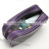 Hot Sell Fashion Ladies Beautyful Genuine Leather Make up Bag With Zipper thumbnail-6