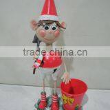 High Quality Handicraft Metal Christmas Boy for Decoration thumbnail-1