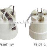 E27 Edison Screw Shell Ceramic Cap Lampholder Socket Lamp Holder With Bracket thumbnail-5