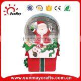 Hight Quality Custom Made Resin Christmas Santa Snowman Snow Globes thumbnail-2