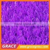25mm PE Monofilament Purple Color Synthetic Turf Grass for School thumbnail-2
