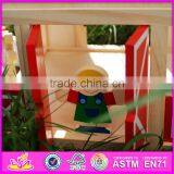 Hot Sale Children Mini Wooden Toy Barn Kits W06A156-S thumbnail-3