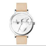 British Style Marble Face Watches Hot Fashion Marbling Stripe Creative Quartz Leather Watch Men Business Wristwatch thumbnail-4