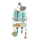 Bathroom Shower Caddy for Shampoo, Conditioner, Soap - Pearl Gold thumbnail-2