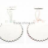 4 Style 4.375"x0.125"x5.5"H Different Color Paper Spring Bunny Print Hanger Handicrafts Animal Wall Plaque thumbnail-5