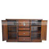 Buffet 5 Drawers Classic Mahogany Wood Furniture thumbnail-3