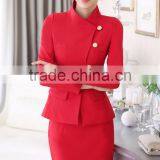 Custom Popular Women Unifiorm Suit for Hotel/ Office/ Long Sleeve Uniform thumbnail-2