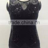 Ladies Sequin and Bead Tank Top Design thumbnail-1