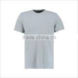 Factory Wholesale Custom GSM Light Blue T Shirt Cotton 100% thumbnail-1