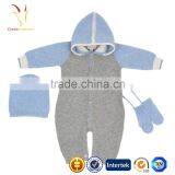 Cashmere Romper Set For Baby thumbnail-1