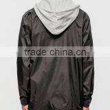 Custom Plain Men no Zipper Hoodie Lightweight Windbreaker Jacket thumbnail-3