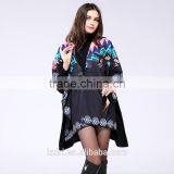 2015 Winter Women Cashmere Wool Scarf Poncho Cape Cloak Large Scale Blanket Plaid Cashmere Shawl thumbnail-1