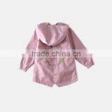 S60595B 2017 Autumn Girls Embroidery Jackets Hooded FlowerJackets thumbnail-4