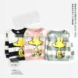 S65828A 2017 New Spring Boys Girls T-shirt Cartoon Striped Sweatshirt thumbnail-1