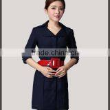 OEM Supply Woman Airplane Work Dress Airline Stewardess Uniform thumbnail-1