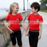 Juqian Bulk Wholesale Classic Fashion Stylish Short Sleeves t Shirt Shorts Pants Kids Summer School Sport Uniforms thumbnail-2