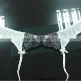 Fancy Micro and Lace Suspender Garter Belt thumbnail-1