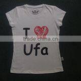 Custom Plain Color Short Sleeves T-shirt Tubes thumbnail-6