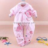 Wholesales Spring Printing Boys Long Sleeve Baby Cotton Rompers Jumpsuit thumbnail-1