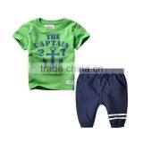 Wholesale Summer Cotton Printing Boys Kids Clothes Clothing Set thumbnail-6