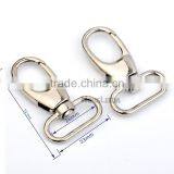 25mm 1inch Silver Nickle Alloy Swivel Clasps Snap Key Hooks DIY Key Chain Ring Clip Buckle HK-019 thumbnail-1