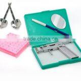 Jewelry Tools Professional Body Piercing Kit 98pcs Studs Portable Silver Tone Safe Ear Piercing Gun Kit thumbnail-1