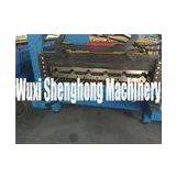 Small Corrugated Sheet Metal Roof Roll Forming Machine / Roof Panel Making Machine