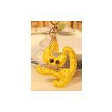 Accessories Camel Leather PU Leather Tassel Kitten Big Cat Keychain Bags Hangings