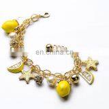 New Arrive Fashion Kids Bead Bracelets Lemon Fruit Star Colorful Beach Acrylic Bracelets thumbnail-3