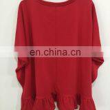 The Bat Sleeve Fork Poised Under Terry Fabric Jogging Top thumbnail-2