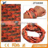 Woman Headband Style Multifunctional Microfiber Seamless Tube Scarf