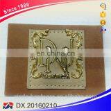 Garment Jeans PU Leather Labels With Metals and Rhinestones