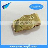 New Engraved Metal Square Paper Clip With Gold Color thumbnail-1