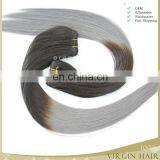 grade 7a raw unprocessed 100% remy natural wave gray hair weave silver brazilian human hair extensions