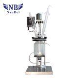 Laboratory 1L Jacketed Glass Reactor with Ce