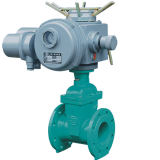 Resilient Gate Valve with Electric Actuator