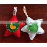 Wholesale Wall Hanging Craft Felt Christmas Tree Ornaments for Children thumbnail-2