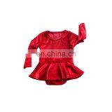 Baby Velvet Dressy Romper Christmas Onesie Baby Bodysuits thumbnail-6
