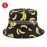 New Fashion Reversible Black White Cow Pattern Bucket Hats Fisherman Hats For Women Gorras Summer thumbnail-6