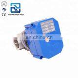 Nickel Plated Brass MINI Electric Motor Ball Valve/ Motorized Ball Valve 1" thumbnail-5