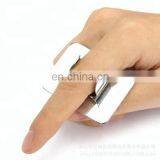 Nail Art Palette Ring Stainless Steel Pallet Professional Nail DIY Art Design Paint Square Palette Metal Tool thumbnail-2