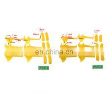 12Pcs/Set Tyre Nylon Mount Demount Machine Accessories Head Insert Rim Protector Tyre Changer Rim Protectors Yellow thumbnail-5